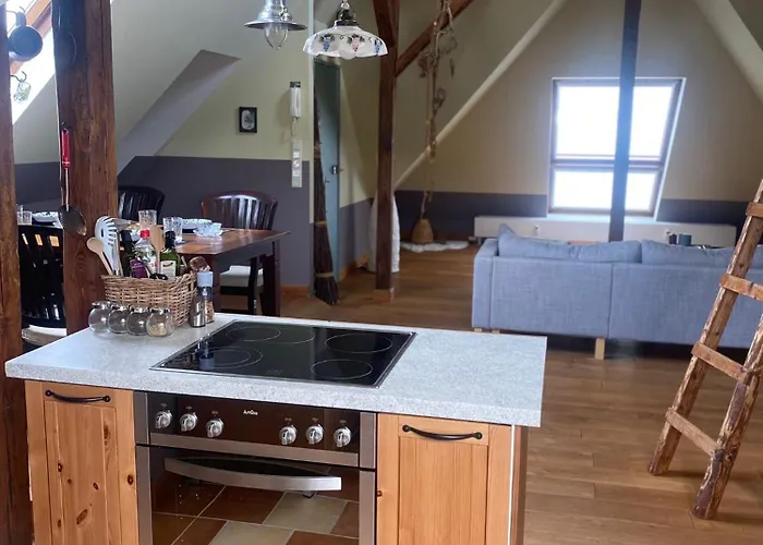 Dachgeschossloft Mit Aussicht Ins Erzgebirge Apartmán