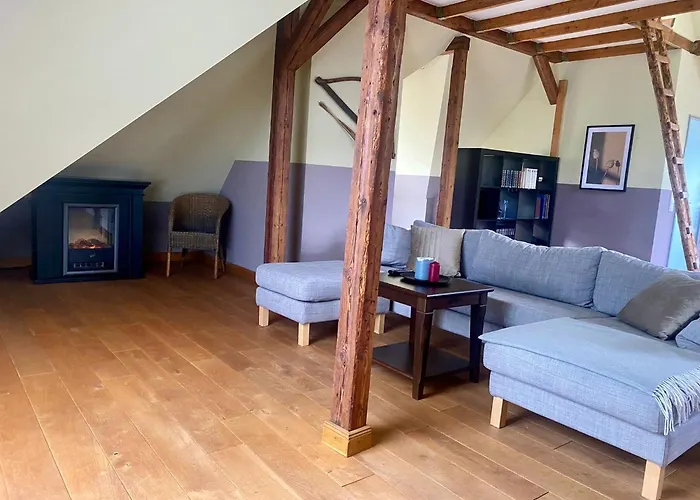 Dachgeschossloft Mit Aussicht Ins Erzgebirge Apartmán